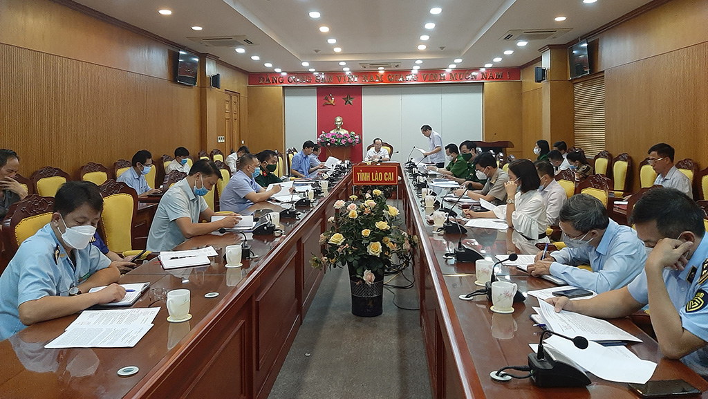 Hội nghị giao ban công tác nội chính tháng 8/2021 của Tỉnh ủy Lào Cai