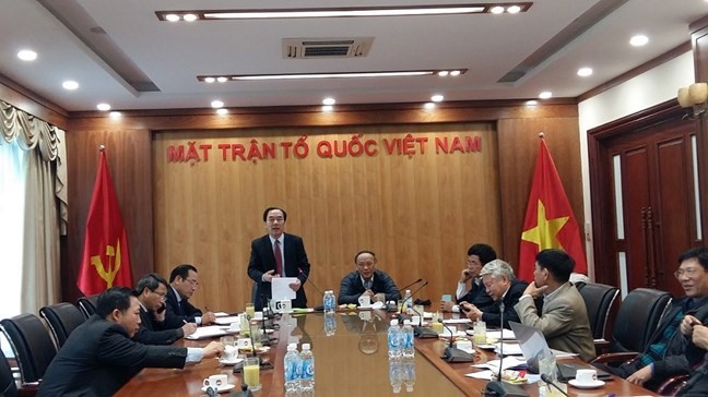 Một Hội nghị góp ý Đề án Cơ chế bảo vệ người dân phản ánh, tố giác và tích cực đấu tranh chống suy thoái, “tự diễn biễn”, “tự chuyển hóa” trong cán bộ, đảng viên của Ủy ban Trung ương MTTQ Việt Nam 