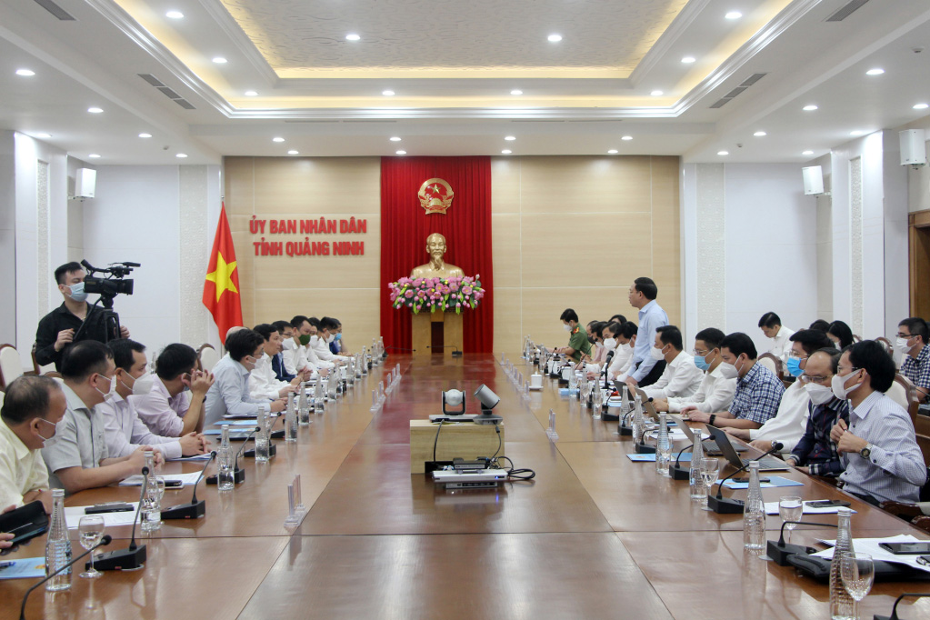Lãnh đạo tỉnh Quảng Ninh làm việc với Phòng Thương mại và Công nghiệp Việt Nam