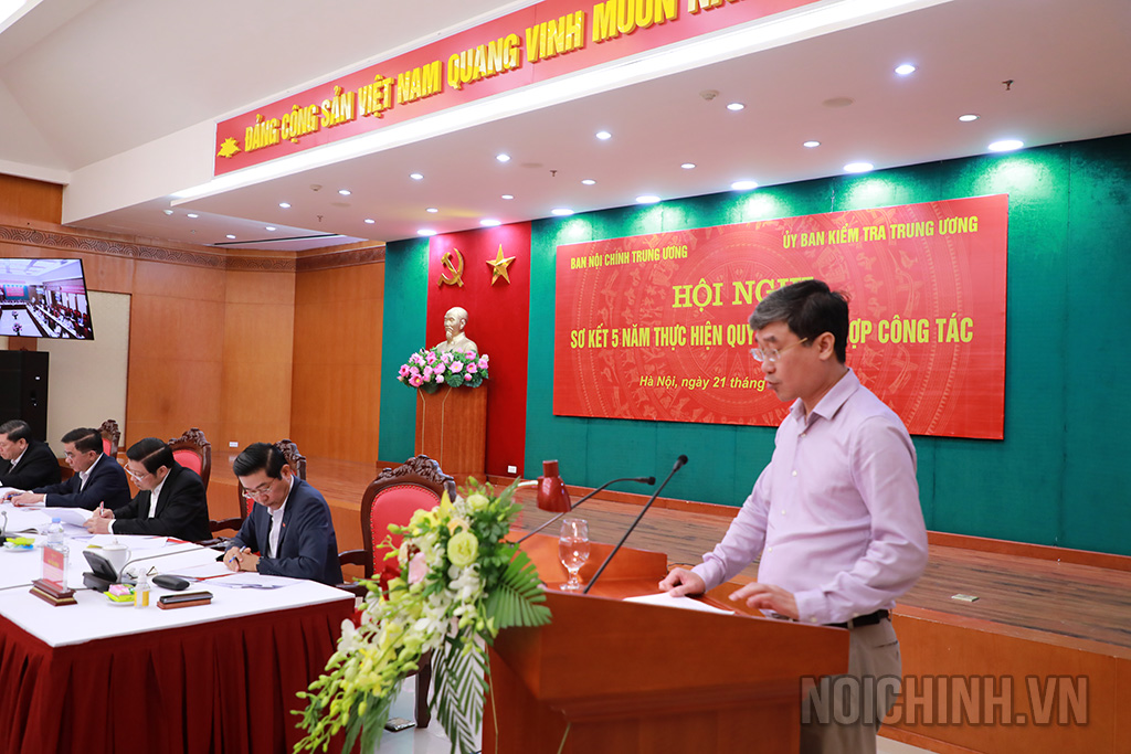 Đồng chí Lê Nam Ninh, Vụ trưởng Vụ nghiên cứu, Cơ quan Ủy ban Kiểm tra Trung ương