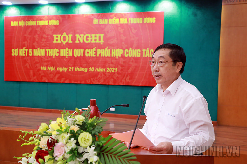 Đồng chí Nguyễn Khắc Minh, quyền Vụ trưởng Vụ Theo dõi công tác phòng, chống tham nhũng, Ban Nội chính Trung ương
