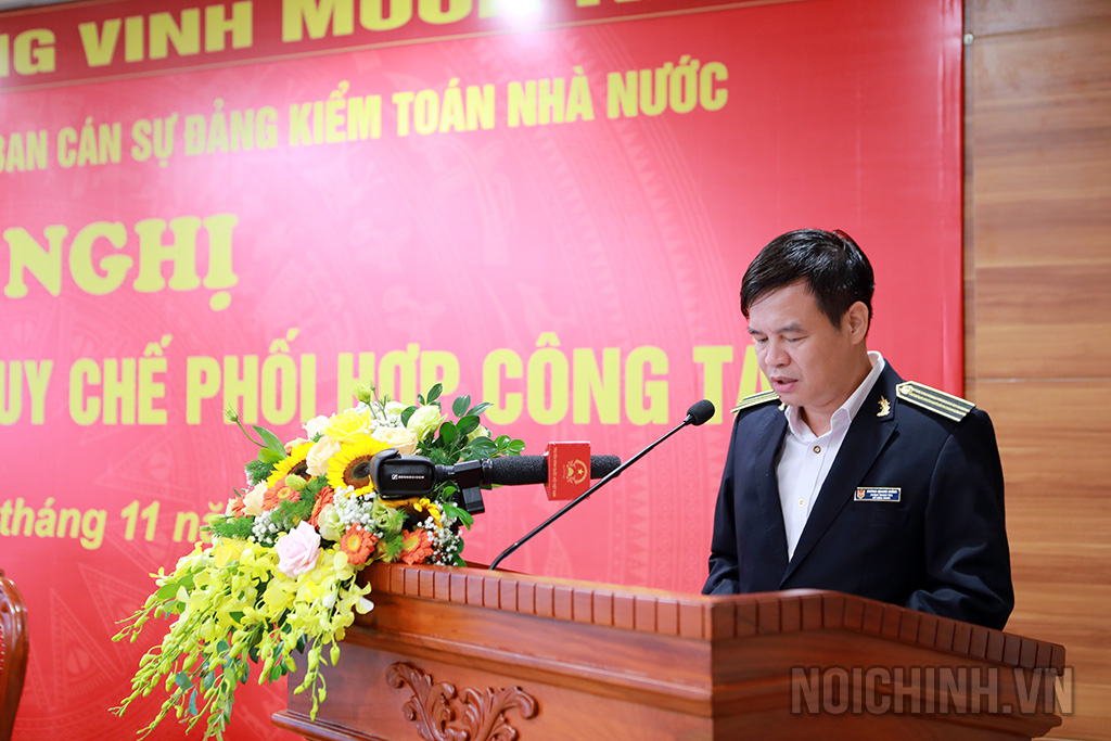 Đồng chí Dương Quang Chính, Chánh Thanh tra Kiểm toán nhà nước