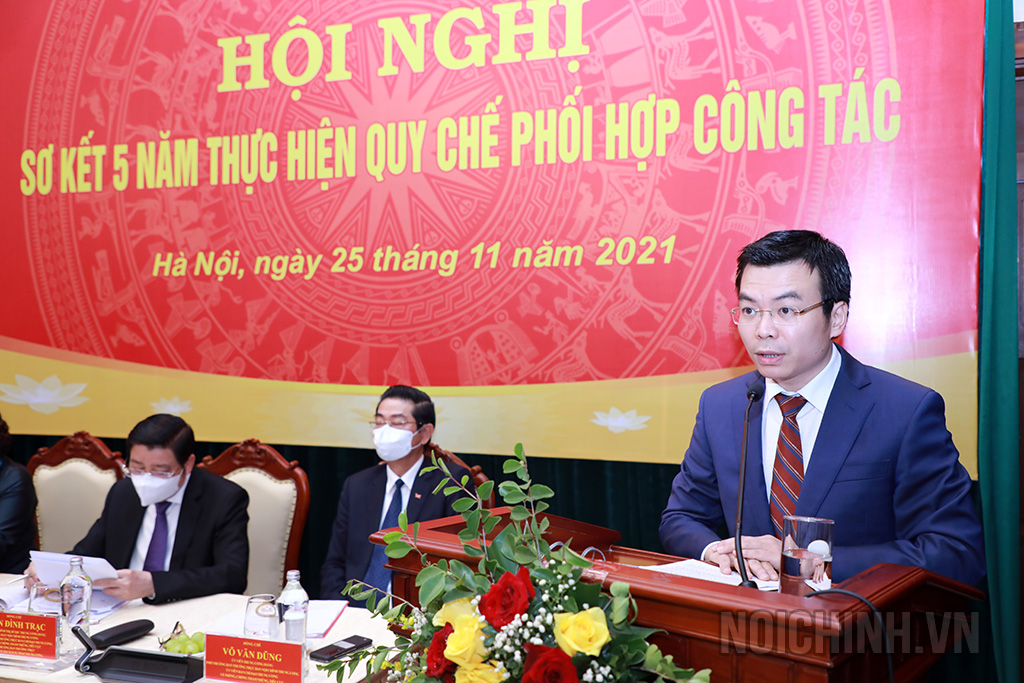 Đồng chí Đặng Duy Cường, Phó Vụ trưởng Vụ Tổ chức cán bộ, Ngân hàng Nhà nước Việt Nam