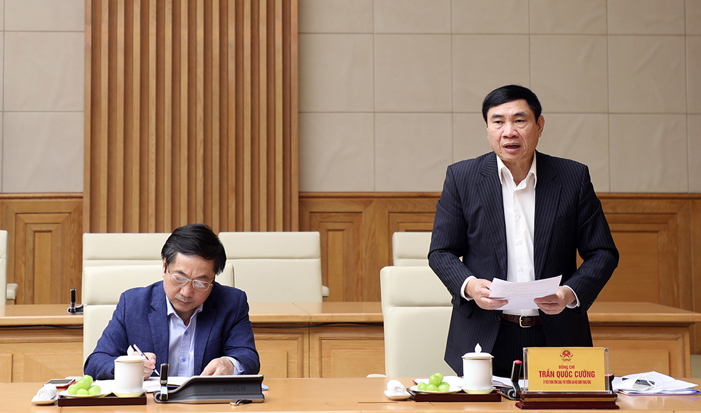Đồng chí Trần Quốc Cường, Ủy viên Trung ương Đảng,Phó Trưởng Ban Nội chính Trung ương thông qua Quyết định của Bộ Chính trị về thành lập Đoàn kiểm tra