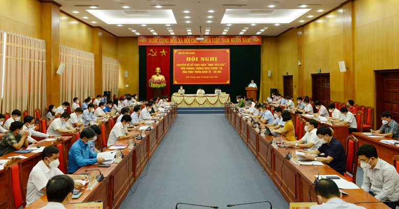 Một Hội nghị của Tỉnh ủy Bắc Giang