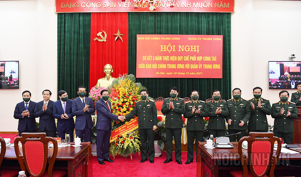 Lãnh đạo Ban Nội chính Trung ương chúc mừng 77 năm ngày thành lập Quân đội nhân dân Việt Nam