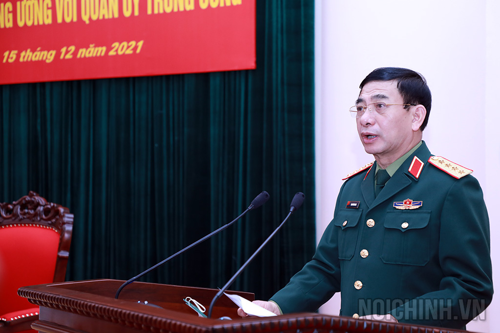 Đại tướng Phan Văn Giang, Ủy viên Bộ Chính trị, Phó Bí thư Quân ủy Trung ương, Bộ trưởng Quốc phòng