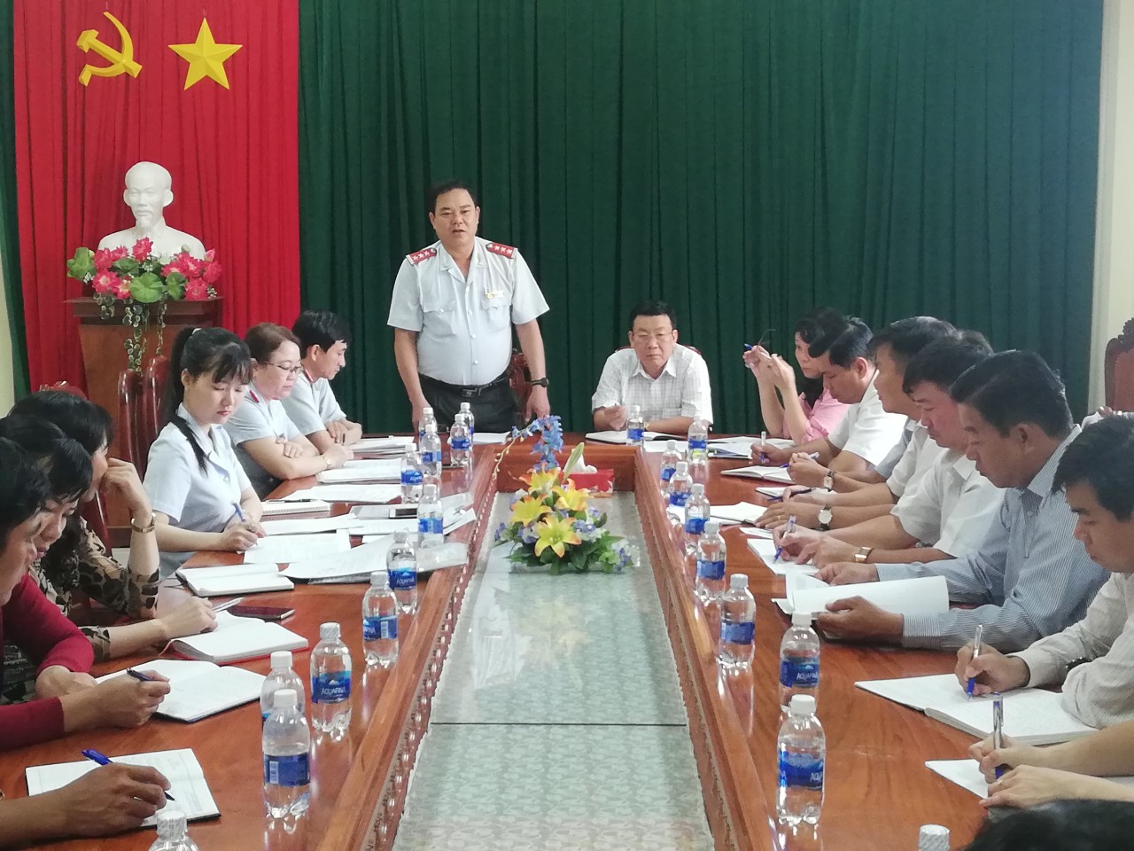 Một cuộc họp của Thanh tra tỉnh Kiên Giang