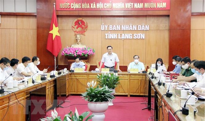 Một cuộc họp của Ủy ban nhân tỉnh Lạng Sơn