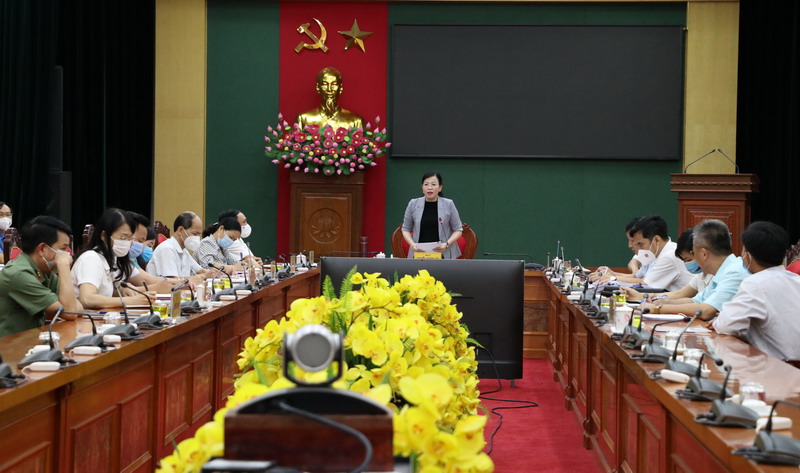 Đồng chí Nguyễn Thanh Hải, Ủy viên Trung ương Đảng, Bí thư Tỉnh ủy Thái Nguyên, phát biểu tại buổi tiếp công dân, tháng 7/2021