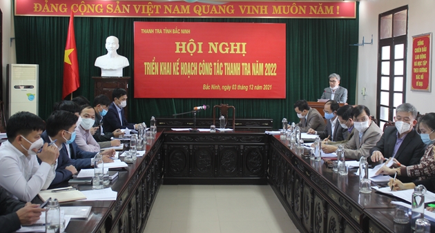 Thanh tra tỉnh Bắc Ninh tổ chức Hội nghị triển khai công tác thanh tra năm 2022