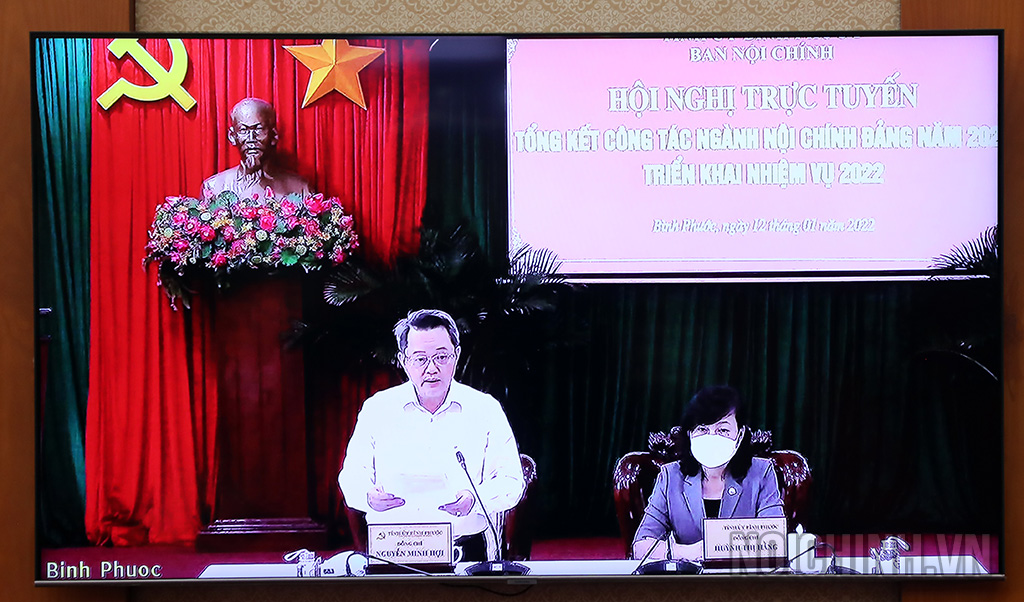 Đồng chí Nguyễn Minh Hợi, Ủy viên Ban Thường vụ, Trưởng Ban Nội chính Tỉnh ủy Bình Phước