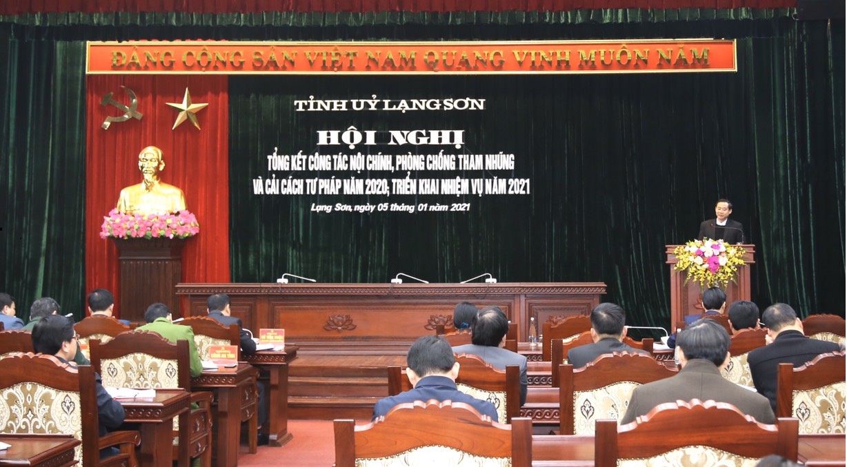 Hội nghị triển khai công tác phòng, chống tham nhũng tỉnh Lạng Sơn