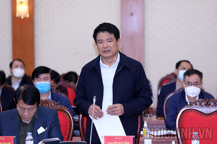 Đồng chí Nguyễn Huy Tiến, Phó Viện trưởng Thường trực Viện Kiểm sát nhân dân tối cao