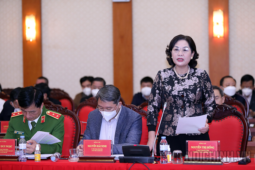 Đồng chí Nguyễn Thị Hồng, Ủy viên Trung ương Đảng, Thống đốc Ngân hàng Nhà nước Việt Nam