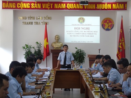 Một cuộc họp của Thanh tra tỉnh Lâm Đồng