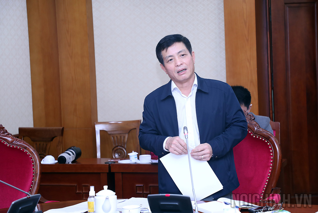 Đồng chí Nguyễn Đại Nghĩa, Vụ trưởng Vụ Tổ chức – Cán bộ, Ban Nội chính Trung ương