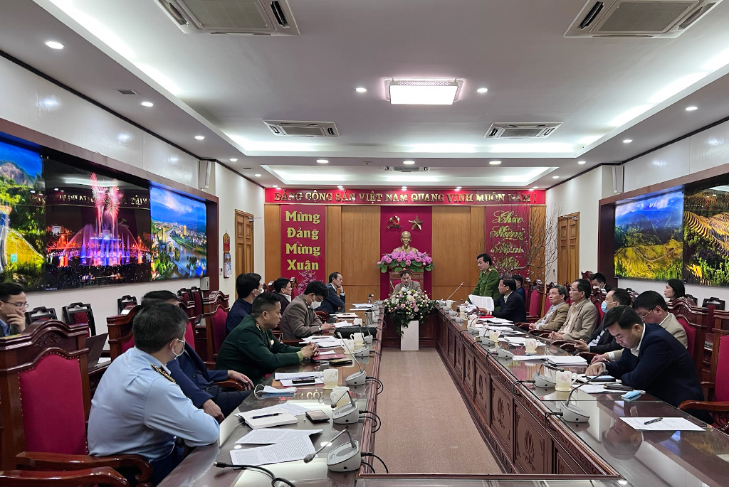 Một cuộc họp của Ban Nội chính Tỉnh ủy Lào Cai với cơ quan chức năng