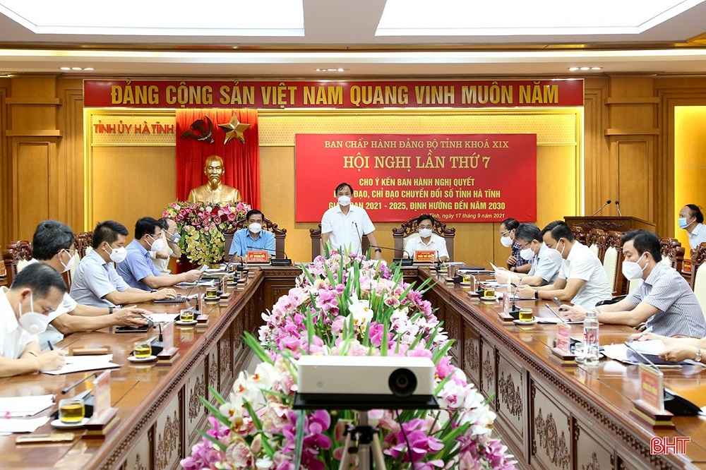 Một Hội nghị Ban Chấp hành Đảng bộ tỉnh Hà Tĩnh