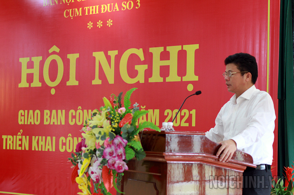 Đồng chí Võ Công Chánh, Trưởng Ban Nội chính Thành ủy Đà Nẵng 