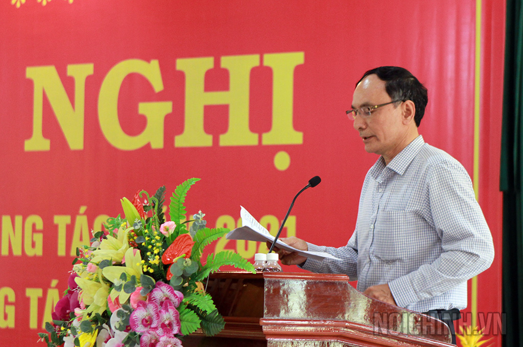 Đồng chí Lê Đình Phường, Phó trưởng Ban Nội chính Tỉnh ủy Quảng Ngãi 