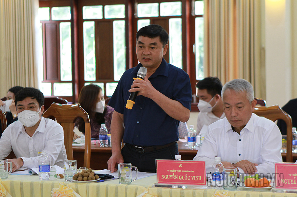Đồng chí Lê Đức Tuấn, Phó Vụ trưởng VụTheo dõi xử lý các vụ án