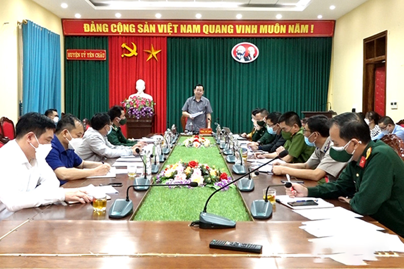 Hội nghị đánh giá kết quả công tác nội chính, phòng chống tham những và cải cách tư pháp của Huyện ủy Yên Châu, tỉnh Sơn La