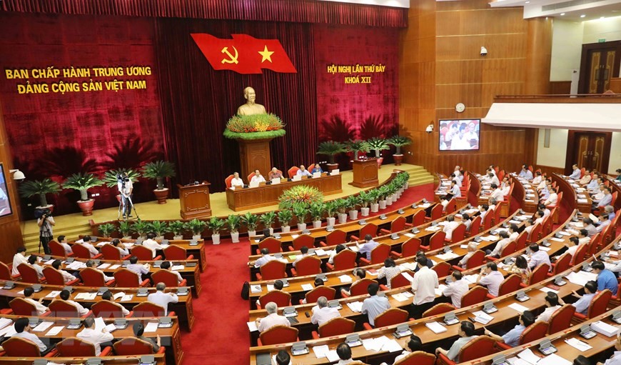 Hội nghị lần thứ 7, Ban Chấp hành Trung ương Đảng Cộng sản Việt Nam (khóa XII) (Nguồn: TTXVN/Vietnam)