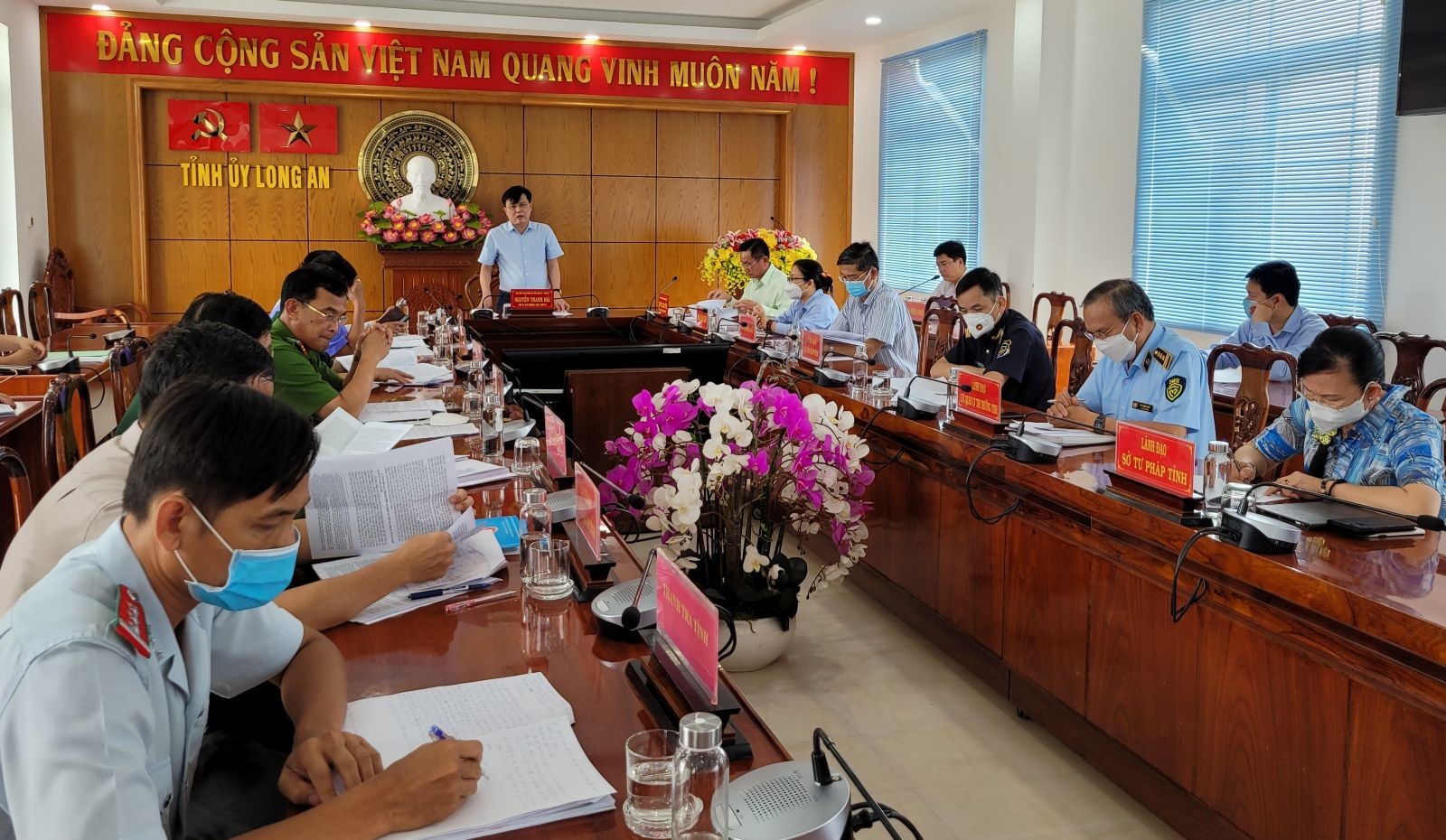 Đồng chí Nguyễn Thanh Hải, Phó Bí thư Thường trực Tỉnh ủy phát biểu kết luận
