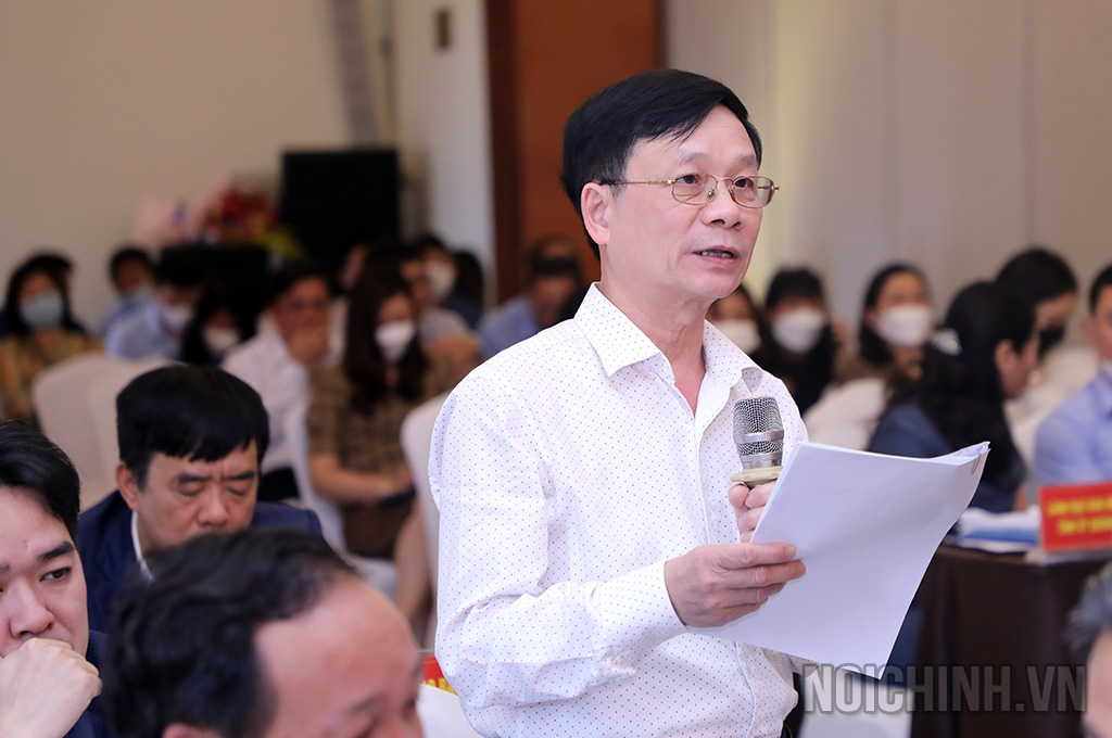 Đồng chí Nguyễn Minh Vân, Phó Trưởng Ban Nội chính Tỉnh ủy Nam Định