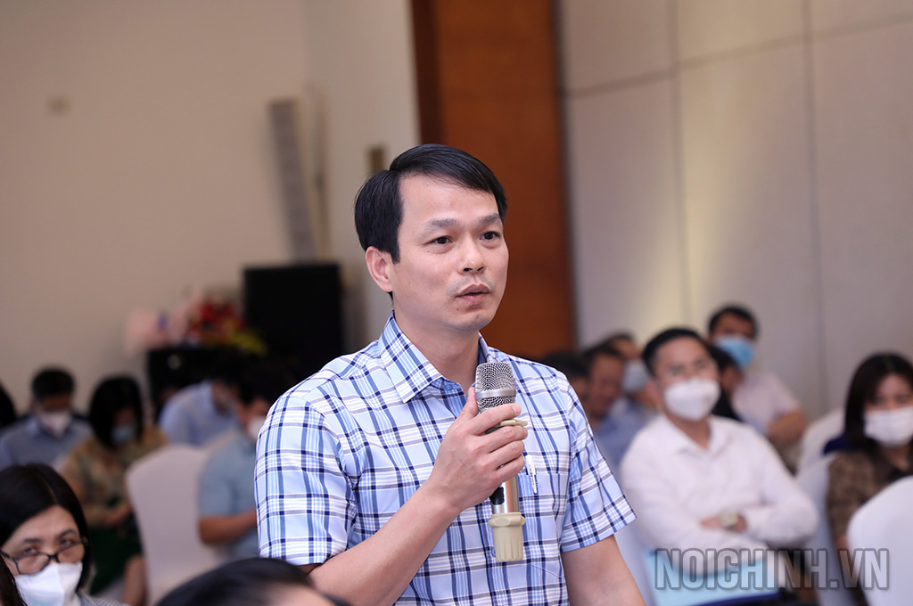 Đồng chí Nguyễn Phương Nam, Phó Trưởng Ban Nội chính Tỉnh ủy Vĩnh Phúc