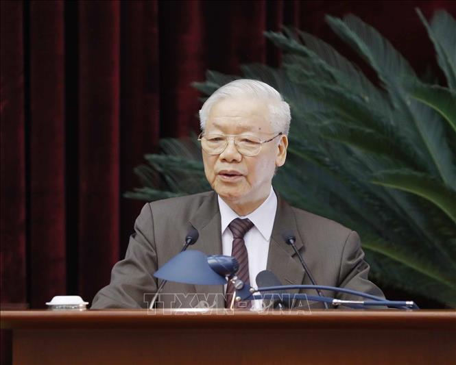 Tổng Bí thư Nguyễn Phú Trọng phát biểu chỉ đạo Hội nghị