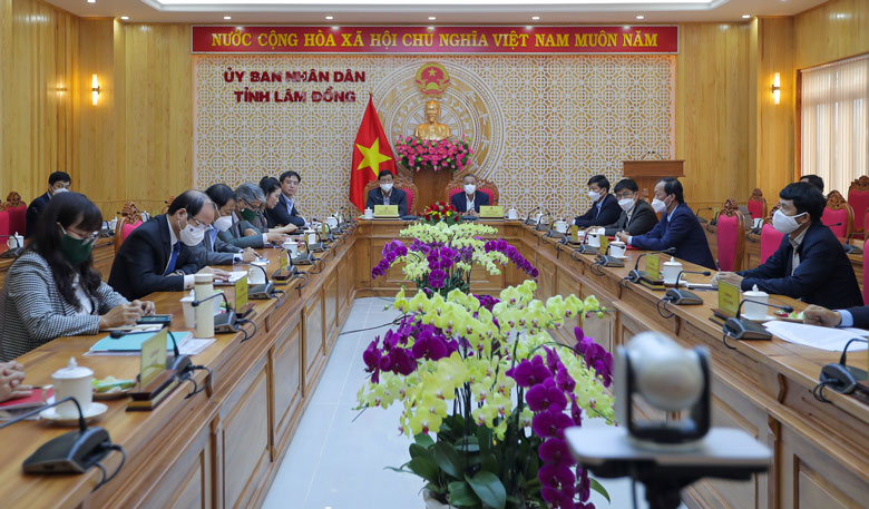 Một Hội nghị của Ủy ban nhân dân tỉnh Lâm Đồng