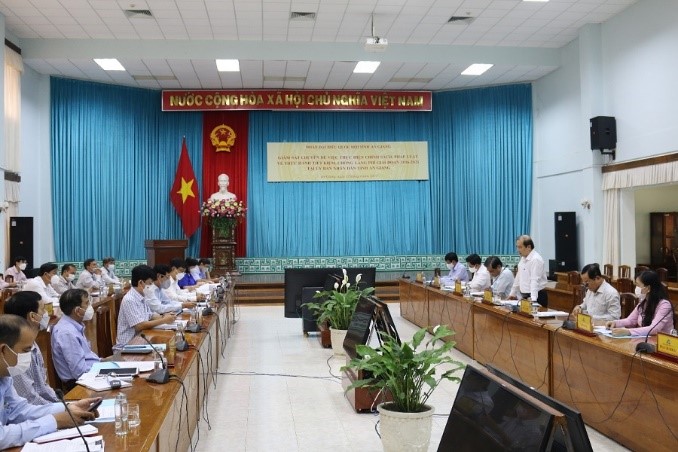 Đoàn Đại biểu Quốc hội tỉnh An Giang tiến hành giám sát đối với UBND tỉnh An Giang về việc thực hiện chính sách, pháp luật về thực hành tiết kiệm, chống lãng phí, giai đoạn 2016 - 2021 (tháng 4/2022)