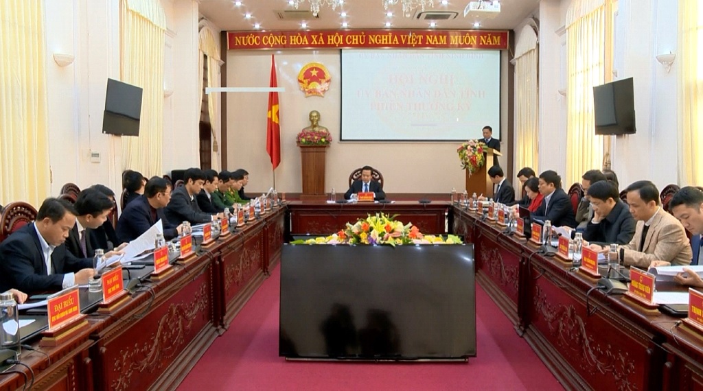 Hội nghị UBND tỉnh Ninh Bình phiên thường kỳ
