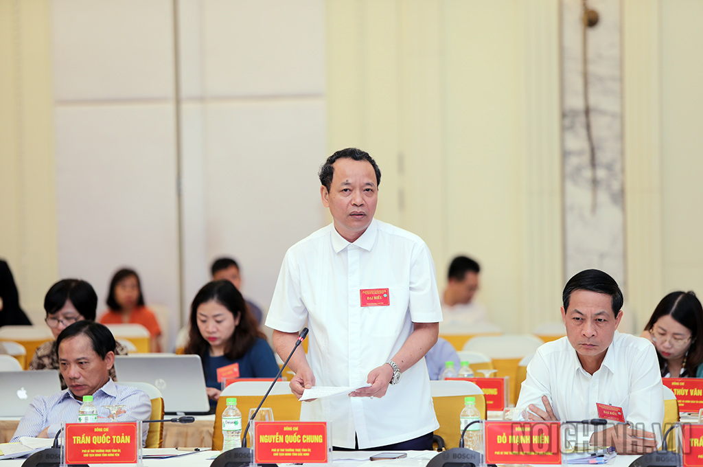 Đồng chí Nguyễn Quốc Chung, Phó Bí thư Thường trực tỉnh ủy, Chủ tịch HĐND Tỉnh Bắc Ninh