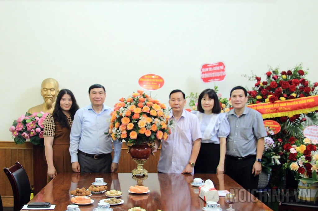 Đồng chí Trần Quốc Cường, Ủy viên Trung ương Đảng, Phó Trưởng Ban Nội chính Trung ương chúc mừng Tạp chí Nội chính, Ban Nội chính Trung ương