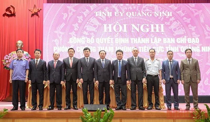 Ban Chỉ đạo Phòng chống tham nhũng, tiêu cực tỉnh Quảng Ninh ra mắt