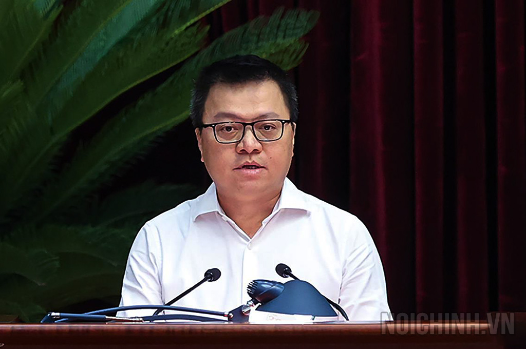 Đồng chí Lê Quốc Minh, Ủy viên Trung ương Đảng, Tổng Biên tập Báo Nhân Dân, Chủ tịch Hội Nhà báo Việt Nam