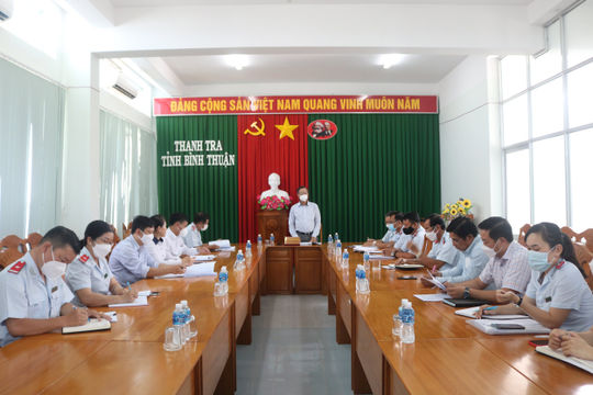Một Hội nghị của Thanh tra tỉnh Bình Thuận