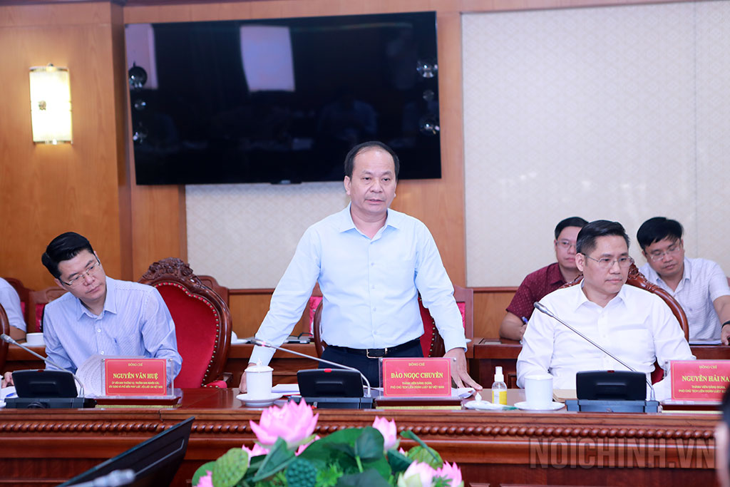 Đồng chí Đào Ngọc Chuyền, Thành viên Đảng đoàn, Phó Chủ tịch Liên đoàn Luật sư Việt Nam