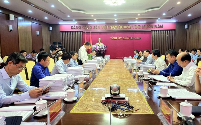 Đoàn công tác của Ban Chỉ đạo Trung ương về phòng, chống tham nhũng, tiêu cực làm việc với Thường vụ Tỉnh ủy Quảng Ninh