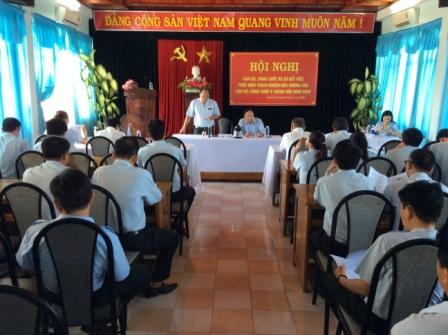 Một hội nghị của Thanh tra tỉnh Quảng Nam