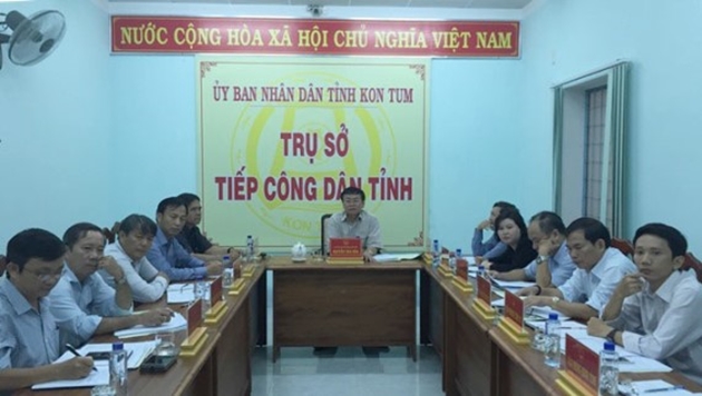 Một buổi tiếp công dân tại Trụ sở Tiếp công dân tỉnh Kon Tum