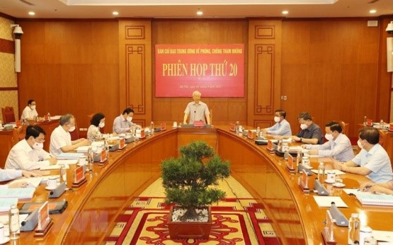 Đồng chí Tổng Bí thư Nguyễn Phú Trọng, Trưởng Ban Chỉ đạo chủ trì Phiên họp thứ 20 của Ban Chỉ đạo Trung ương về PCTN, TC (Ảnh minh họa)