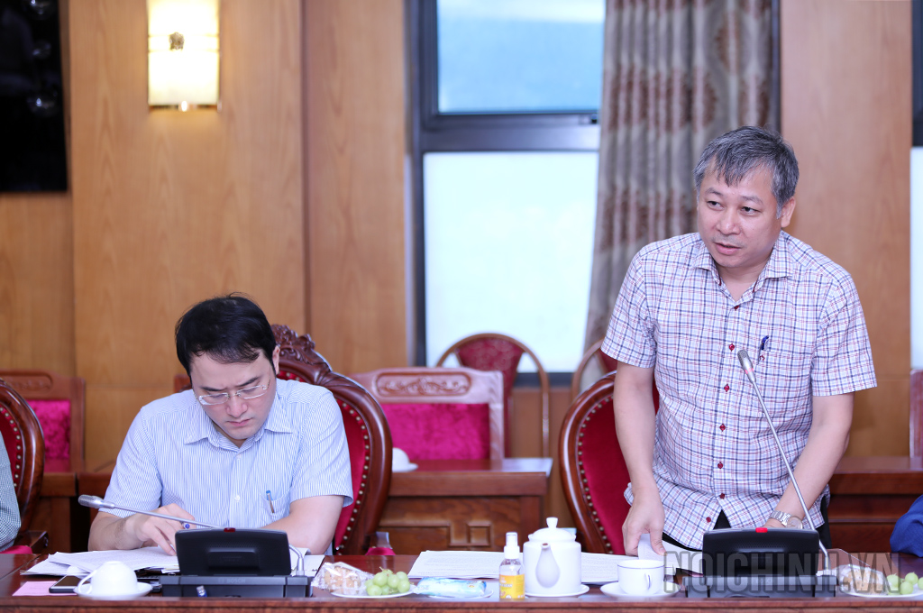 Đồng chí Nguyễn Cảnh Lam, Vụ trưởng Vụ Cải cách tư pháp, Ban Nội chính Trung ương