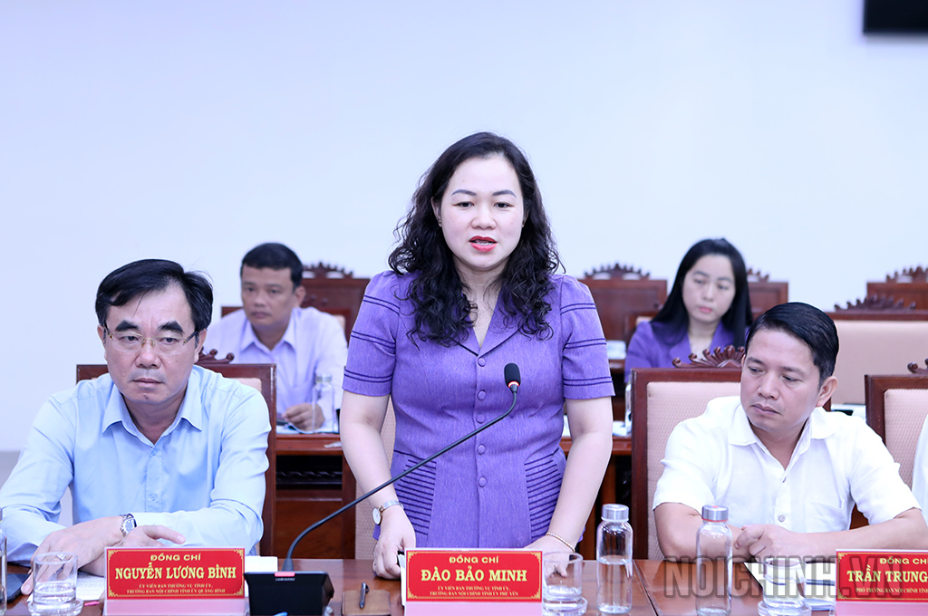 Đồng chí Đào Bảo Minh, Ủy viên Ban Thường vụ, Trưởng Ban Nội chính Tỉnh ủy Phú Yên