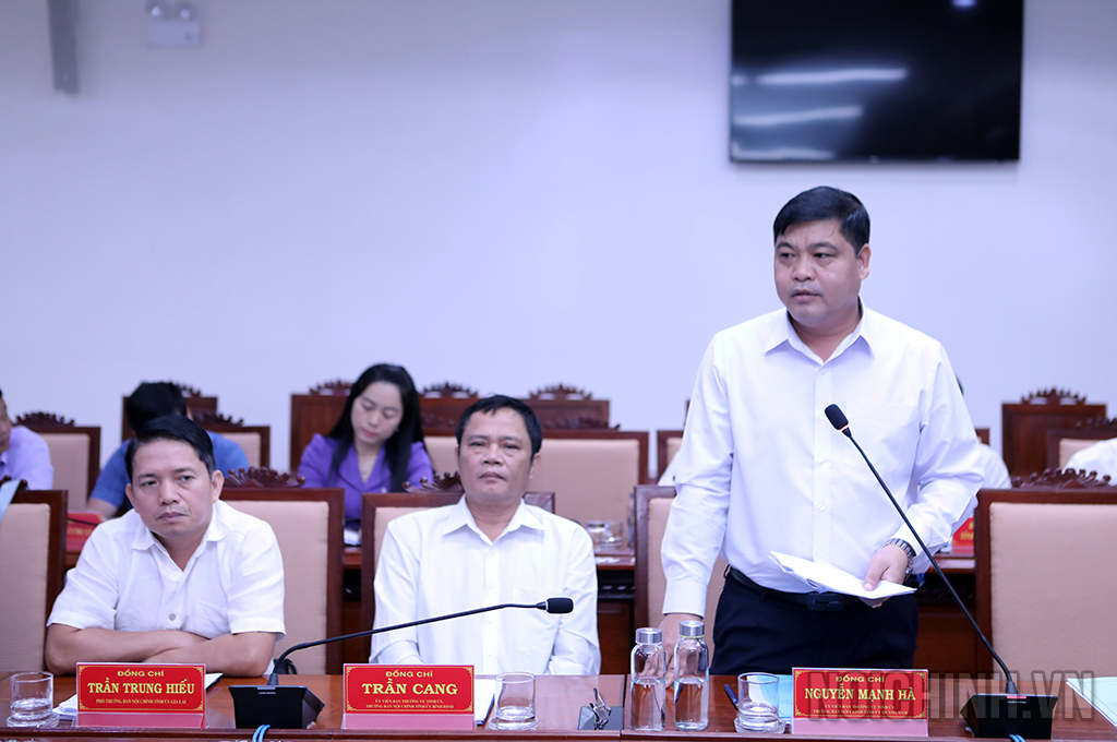 Đồng chí Nguyễn Mạnh Hà, Ủy viên Ban Thường vụ, Trưởng Ban Nội chính Tỉnh ủy Quảng Nam