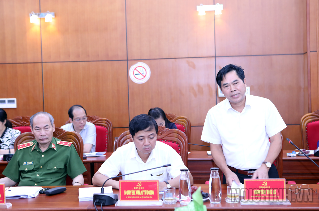 Đồng chí Nguyễn Thế Lệ, Phó Chánh án Tòa án Cấp cao tại Hà Nội