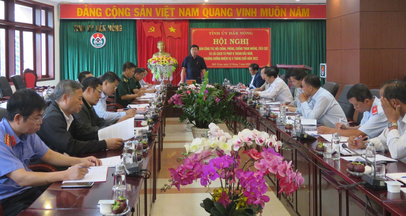 Ban Thường vụ Tỉnh ủy Đắk Nông lãnh đạo, chỉ đạo công tác nội chính và phòng, chống tham nhũng, tiêu cực của tỉnh